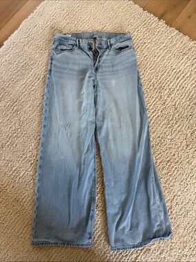 American Eagle Outfitters Low Rise Ultra Wide Leg Jeans XLONG Inseam